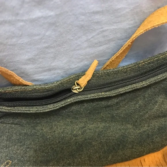 Steve Madden Denim & Leather Purse - Picture 7 of 11